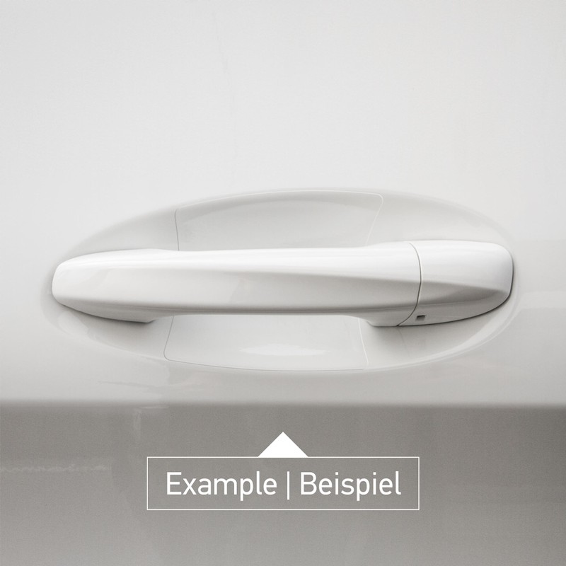 Luxshield Car Door Handle Protection Film for recessed grips for