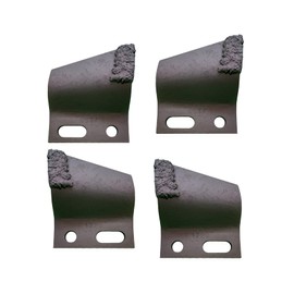 2RH + 2LH Carbide Cupped Trenching Teeth, B136024 and B136025, fits 1.65" and 1.75" Pitch Chains.