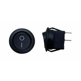 Empyrean 2 x AC 6A 250V 13A 125V SPST On/Off 2 Position Mini Round Boat Etc Rocker Switch