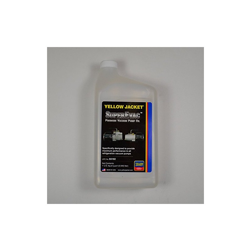 Yellow Jacket 93192 SuperEvac Vacuum Pump Oil - Quart