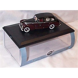 oxford black and burgundy humber pullman limousine car 1:43 scale diecast model