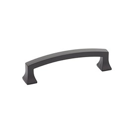 Schaub Menlo Park Collection 4 in. (102mm) Arched Pull, Matte Black - 542-MB