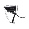 jojofuny 2pcs Fake CCTV Realistic Imitation Security Flashing Led Light