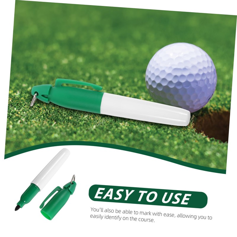 BESPORTBLE 4pcs Golf Line Pen Reusable Plastic Ball Markers Golfing