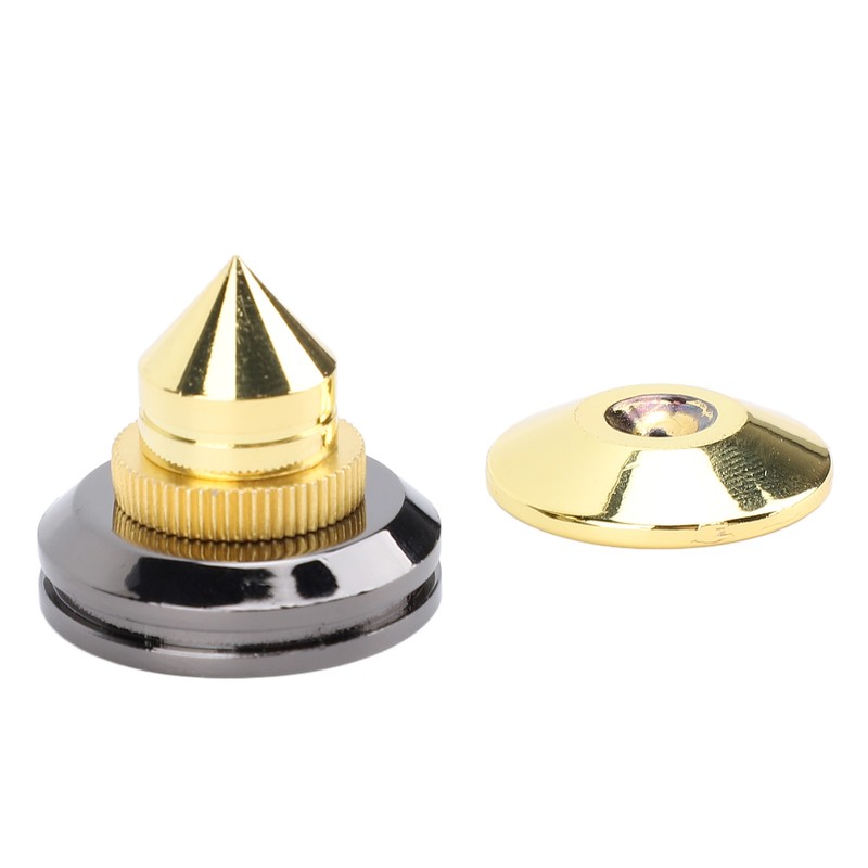 Speaker Spike Pad Kit Wide Application Shock Absorbing Zinc Alloy
