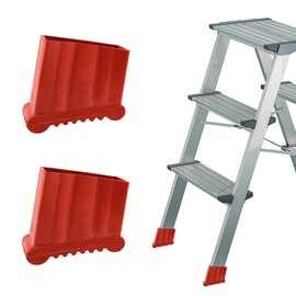 2 Pcs Ladder Non Slip Feet Covers, Thickened Furniture Rubber Foot Cushion Non-Slip Telescopic Ladder Rubber Protective Cushion Ladder Foot Cushion Cover Accessories