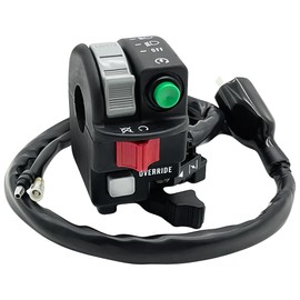 Mabutingti Linker Lenker Schalter Start Stopp Scheinwerfer Überbrückung für Kawa-saki Prairie 360 KVF360 2003-2013 KFX700 2004-2009 Prairie 300 400 KVF300 KVF400 2002 Lichtschalter