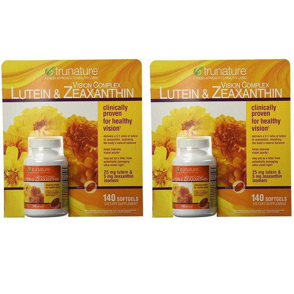 Set of 2 Trunature Vision Complex Lutein &amp; Zeaxanthin Lutein