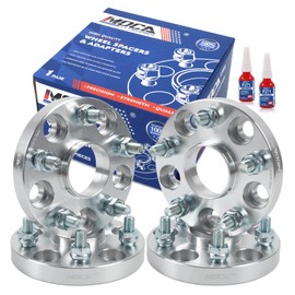 MOCA 5x4.5 to 5x4.5 Wheel Spacers Fits for Lexus 2016 IS200t, 2006-2015 IS250, 2008-2011 GS460, for Toyota 1992-2018 Camry, 2005-2018 Avalon, 20mm Thread Pitch M12x1.5 4PCS, Silver