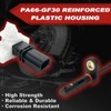 ABS Wheel Speed Sensor 2Pcs: Rear Left & Right Compatible