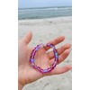 Hope Inspired Mystic Mermaid Glass Bracelet with 8 mm Glowing