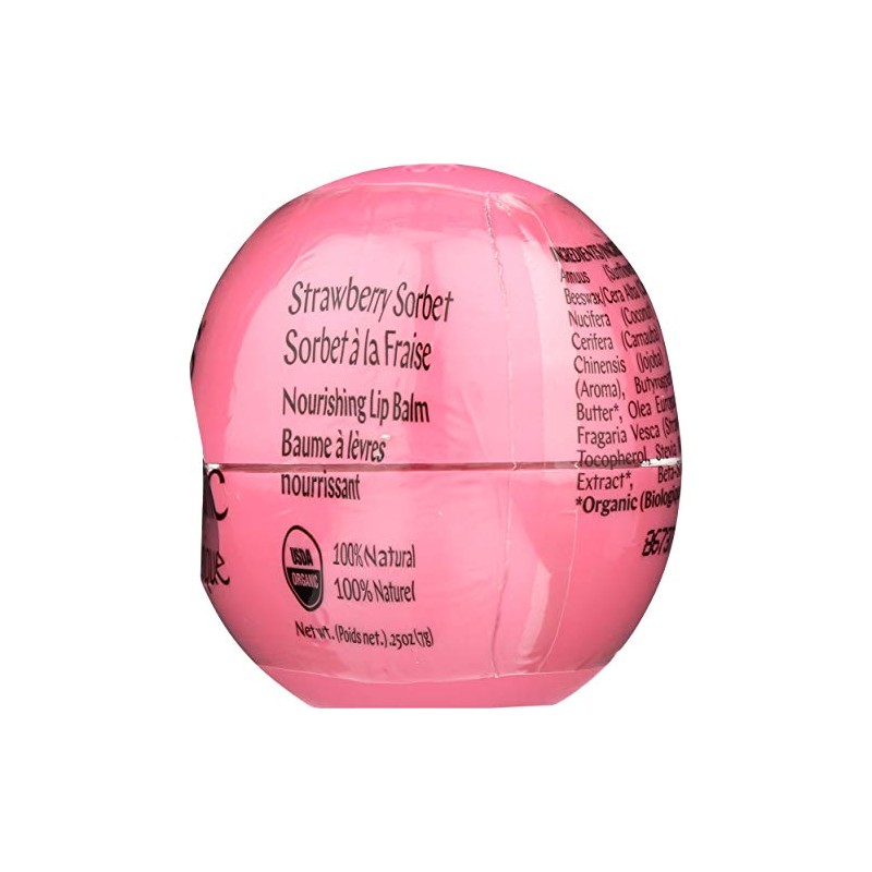 eos Bálsamo Labial Esfera Suave, Sorbete de Fresa, 0.25 Oz