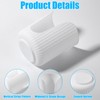 ElevateTech Bathroom Cup Dispenser, White Small Plastic Bathroom Cups Holder