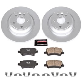 Power Stop CRK4704 Rear Z23 Evolution Geomet Coated Brake Kit For Volvo S60, Volvo S60 Cross Country, Volvo S80, Volvo V60, Volvo V60 Cross Country, Volvo V70, Volvo XC70 [Model Specific]