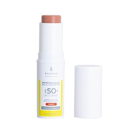 ENVERA | Protector Solar Facial en Barra con Color Peachy FPS 50+ UVA/UVB, PA++++ | 10gr | Bloqueador Solar y Color para Mejillas, Párpados, Labios | Skincare Vegano