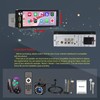 6.9" Single DIN Car Stereo Radio with Wireless Apple CarPlay,
