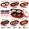2-in-1 Microwave Egg Cooker & Grill Pan Set, Nonstick Microwave