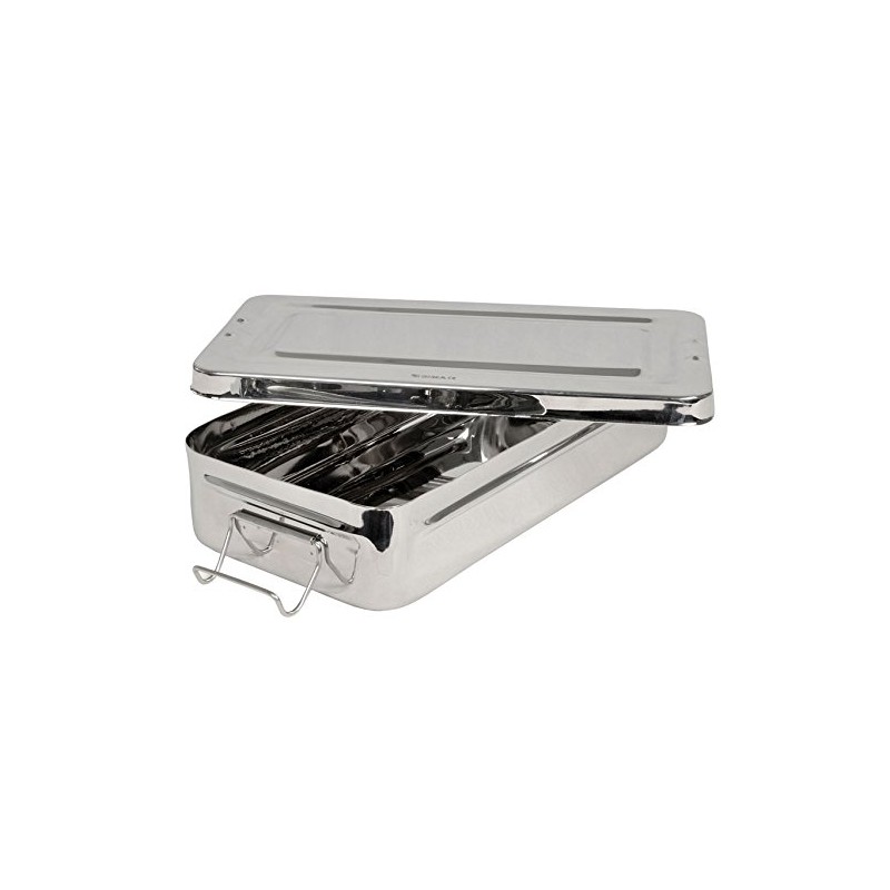 GIMA 26671 Stainless Steel Box with Handle 30cm x 15cm