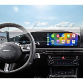 SHAOHAO for 2025 Hyundai Tucson Screen Protector Fit for 2025 Hyundai Tucson/ 2025 Santa Cruz 12.3 inch Screen Protector 9H Hardness Anti Scratch & Fingerprint 2025 Tucson/ 2025 Santa Cruz Accessories