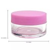 Beauticom 36 Pieces 20G/20ML Round Clear Cosmetic Cream Sample Jars