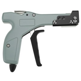 QWORK Metal Zip Tie Cutter, Stainless Steel Automatic Cable Tie Cutter Tool with Adjustable Tightening Force