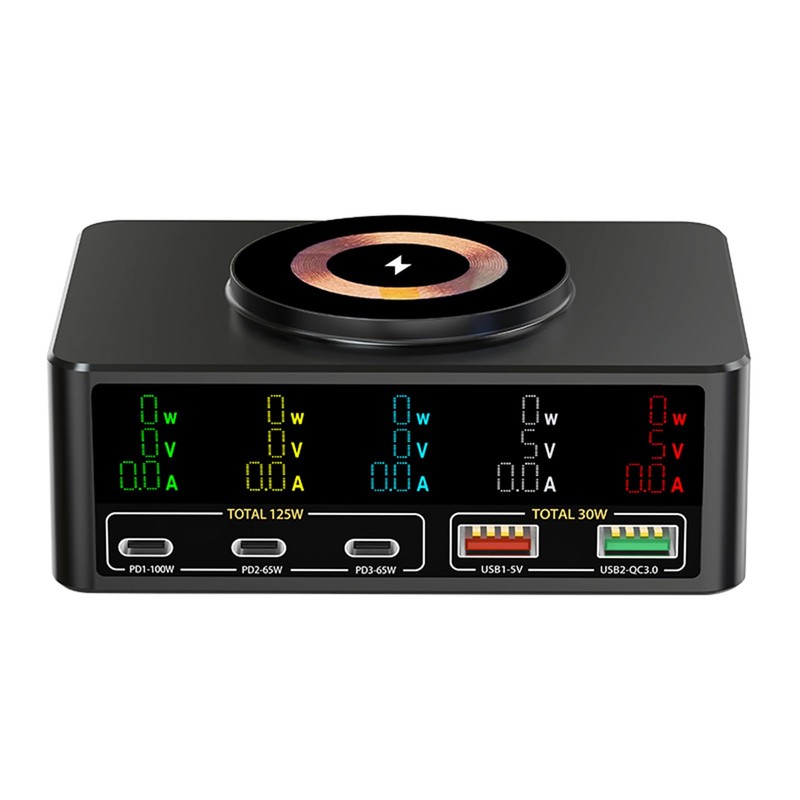 Docooler 140W Power Fast Charging Hub USB Charger Station Multi