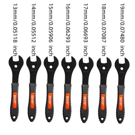 7 Pcs Bike Cone Wrench Set Tool (13, 14, 15, 16, 17, 18, 19mm) Bicycle Wheel Pedal Hub Axle Nut Install Remover Cycling Spanner Hub Repair Removal Tool