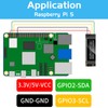 YELUFT 2 Pieces Pre-Soldered 0.91 Inch I2C OLED Display Module