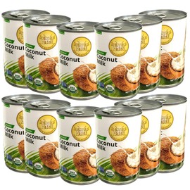 Four Elephants Organic Coconut Milk, Dairy Replacement, Simply Rich and More Creamy, Non-GMO Project Verified, USDA Organic, 13.5 oz (Pack of 12)