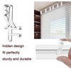 20-Pack Transparent Window Blind Fasteners – Sturdy Hold for Various