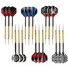 18 Pack Steel Tip Darts, Professional Darts Metal Tip Set