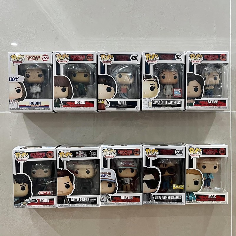 SDYAR 10 Pack Acrylic Floating Shelves for in-The-Box Funko Pop