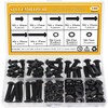 150 Pieces M6 Screws Nuts Washers Set Black, Sutemribor M6