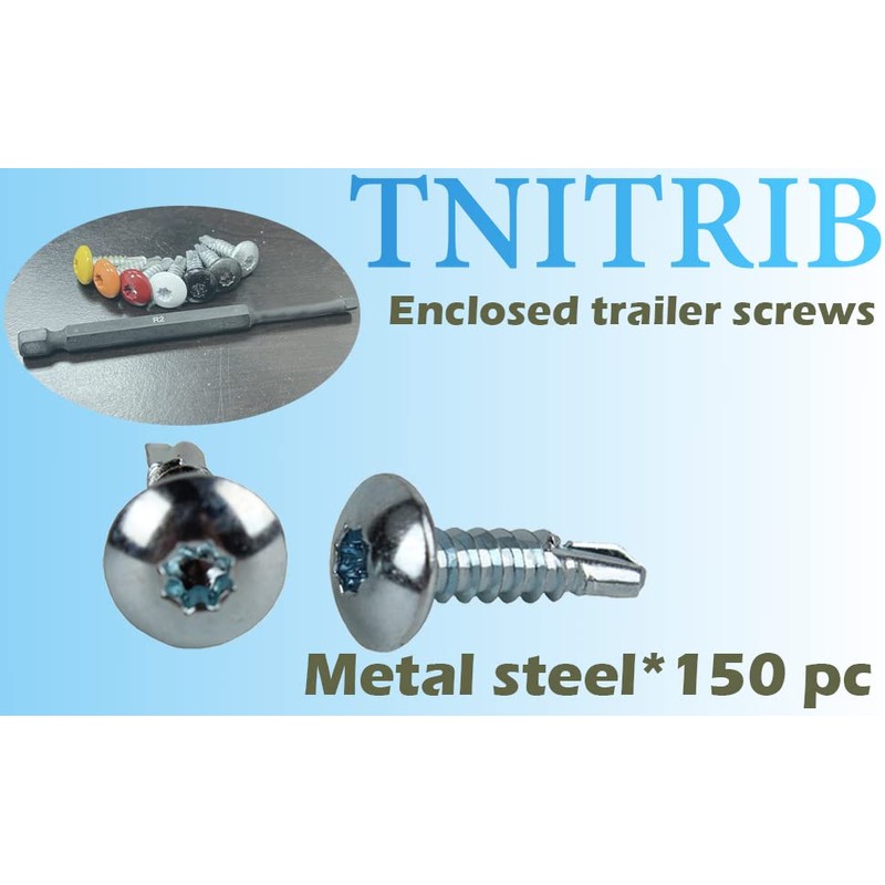 Trailer Exterior Self Tapping Screws OEM #10 x 3/4 Enclosed