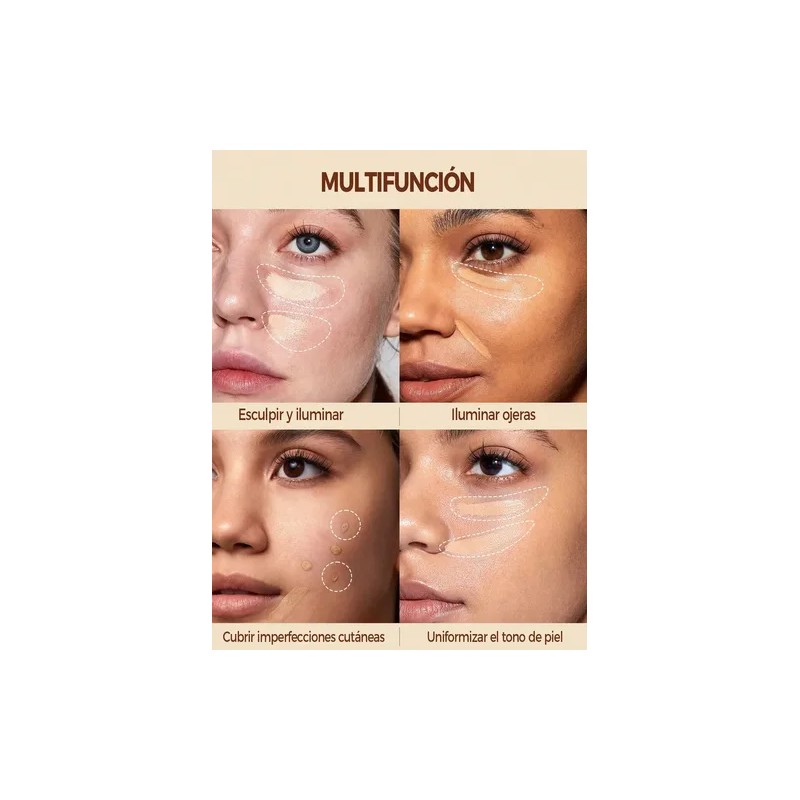 Sheglam Perfect Skin Corrector De Alta Cobertura - Caramel