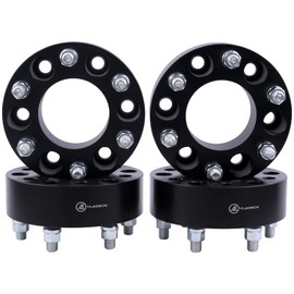 VLAOSCHI Black Forged 6x135 to 6x5.5 Wheel Adapters 2 Inch with 14x2.0 Studs Compatible with Ford 6 Lug 6x135 to 6x139.7 for 2004-2014 F150 | 2003-2014 Expedition | 2003-2014 Navigator - Pack of 4