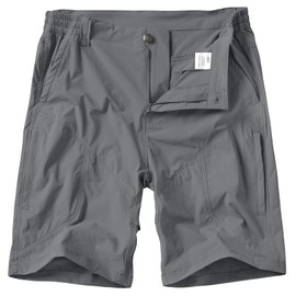 linlon Men's Hiking Cargo Shorts Quick Dry Lightweight Travel Shorts with Pockets for Fishing Camping l #6227-Grey-40