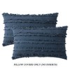 MIULEE Set of 2 Decorative Boho Throw Pillow Covers Cotton