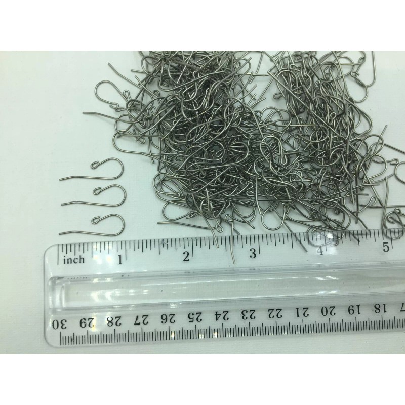 Unbranded 10PCS Stainless Ear Wire with loop Crafts, Dangle Earrings,