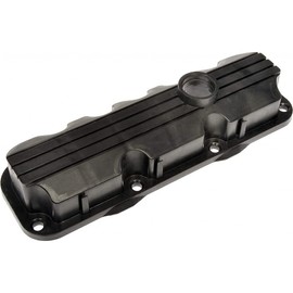 KarParts360 For Buick Park Avenue 1996-2005 Engine Valve Cover | Plastic | Black | Regular Grade | Short Valve Cover | SOHC Cylinder Head | 0.09 Inches Material Thickness | For 12590363, 24503935