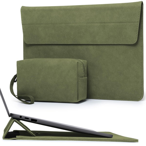 HYZUO 13.3-14 Inch Laptop Sleeve Case Bag with Adjustable Stand