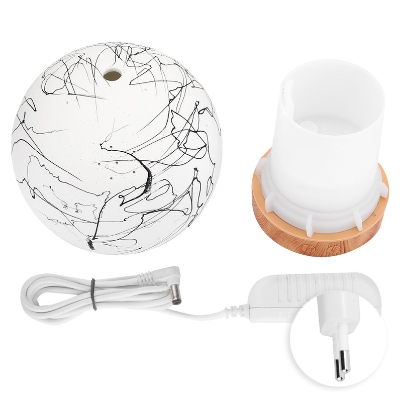 Round Ball Shape Humidifier Aromatherapy Diffuser 7 Colors LED Night