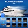 Goottan Led Boat Lights, 72W Deck Dock Marine Lights Waterproof