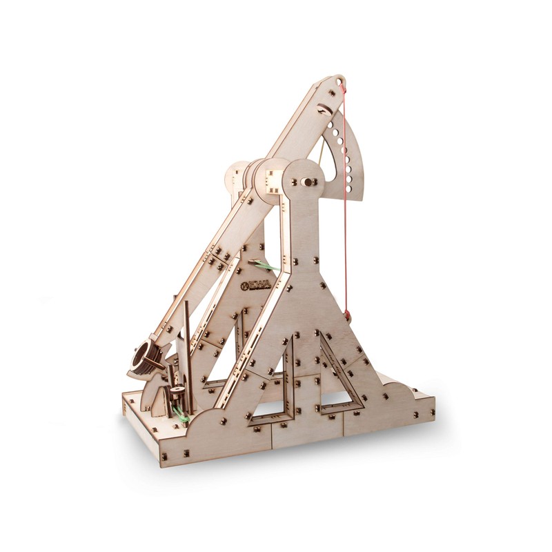 Eco Wood Art 3D Puzzle Trebuchet