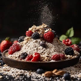 500g Leinsamenmehl als Mehlersatz von Krautschmaus, gemahlene Leinsaat, Leinsamen gemahlen, gemahlene Flachssamen ohne Zusatzstoffe, reich an Ballaststoffen und wenig Kohlenhydrate