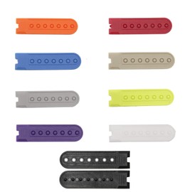 Sowaka 9 Pairs Snapback Strap Colorful Replacement with 7 Holes Hats Repair Fasteners Buckle Strap Snapback Extender Hat Strap Clip for Baseball Cap Cowboy Hat