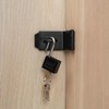 4 Inch 90 Degree Heavy Padlock Hasp, Right Angle Door
