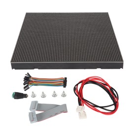 LED Matrix Panel 64x64 Pixels 2.5mm Pitch 4096 Individual RGB LEDs Adjustable Brightness Full Color LED Matrix Display