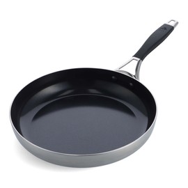 BK Intelligence Stainless Steel Induction 11" Nonstick Frying Pan Skillet, PFAS Free, Dishwasher Safe, Black