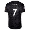 Kit Gara Away Adult Nameset Name And Number Saka 7